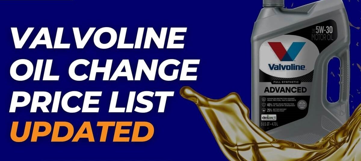 valvoline full synthetic oil change price